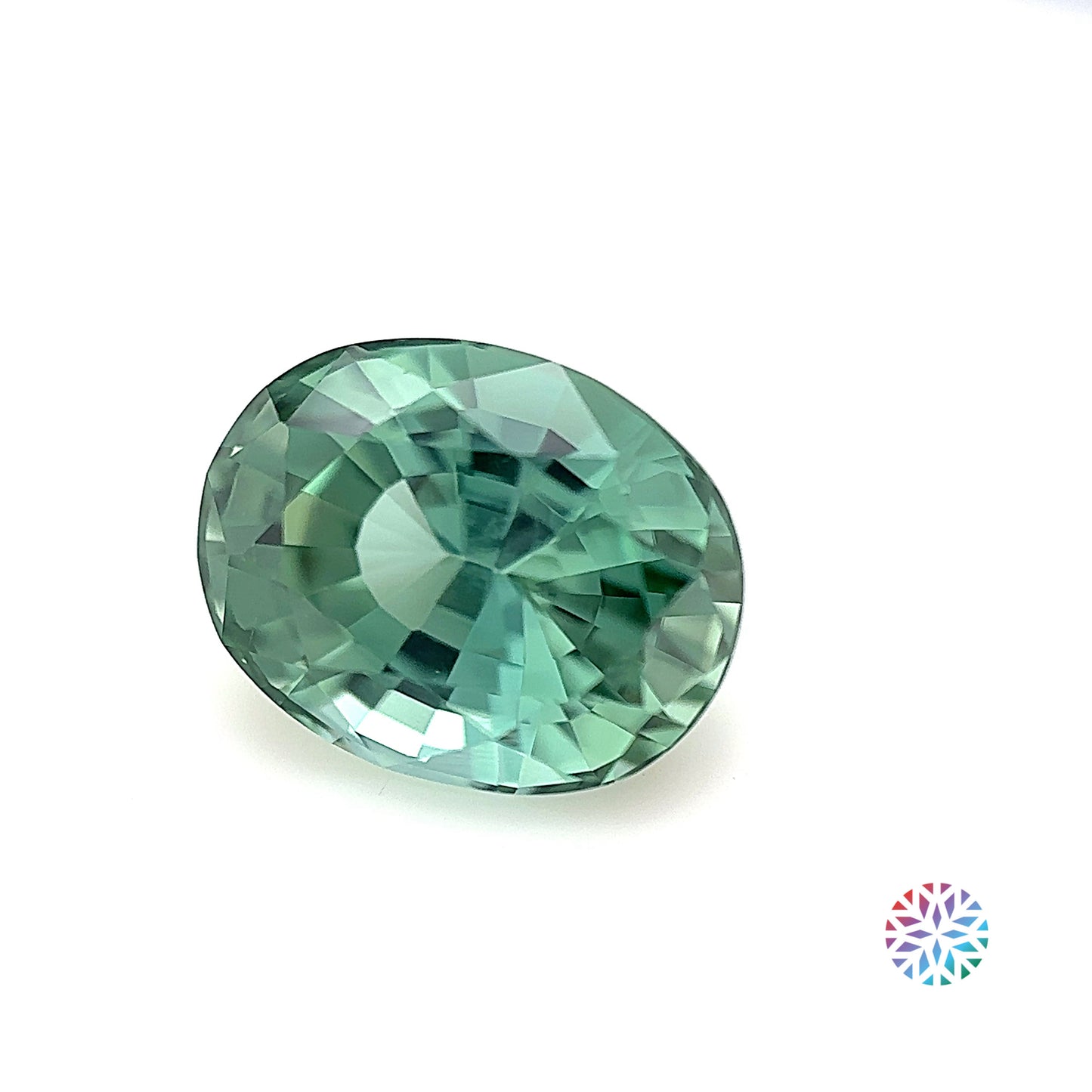 Green Tourmaline- Oval, 6.05ct, 12.0 x 9.5 x 7.9mm