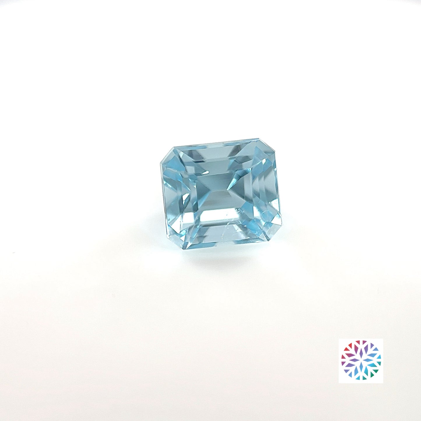 Aquamarine- Emerald, 1.69ct, 6.9 x 6.2 x 6.0mm