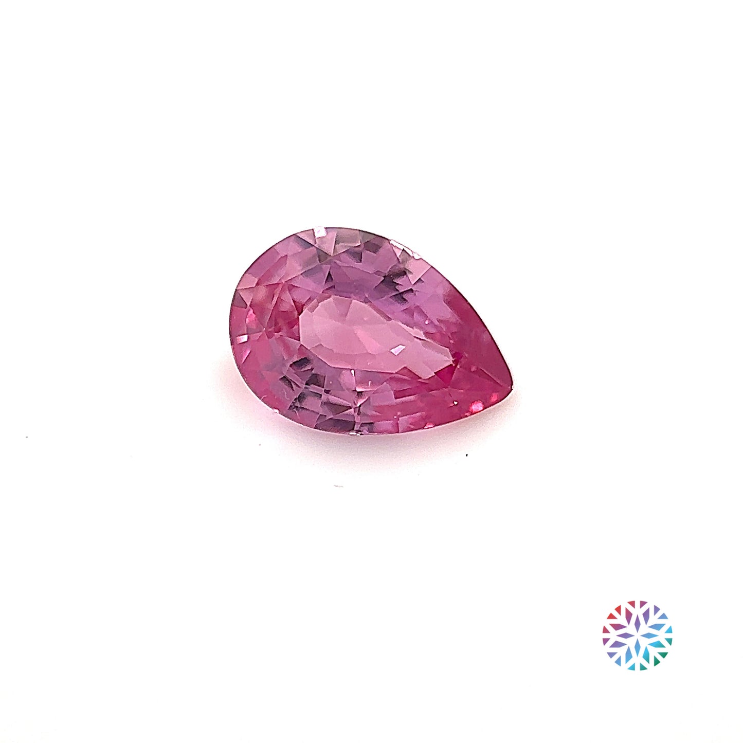 Pink Sapphire- Pear, 1.36ct, 8.7 x 6.0 x 3.6mm, (N)