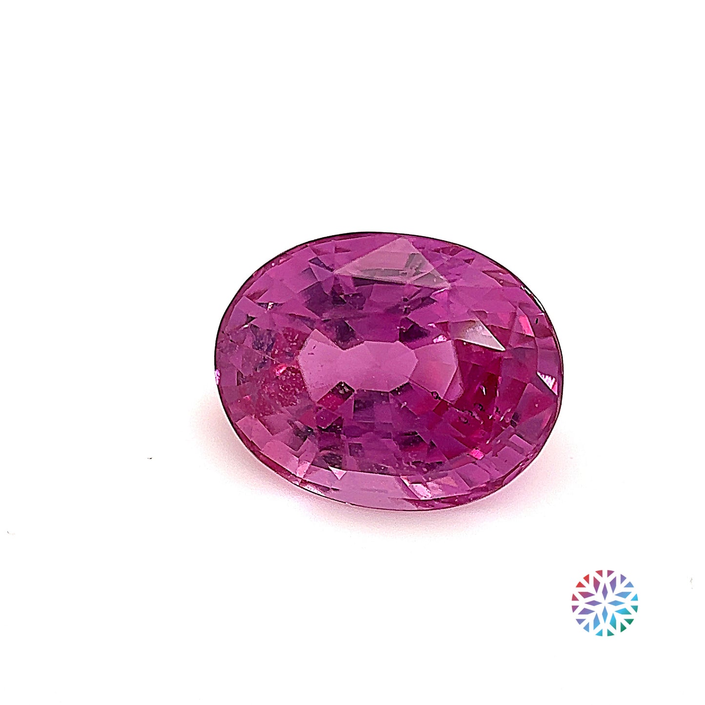 Pink Sapphire- Oval, 4.09ct, 10.4 x 8.1 x 5.9mm, (C)