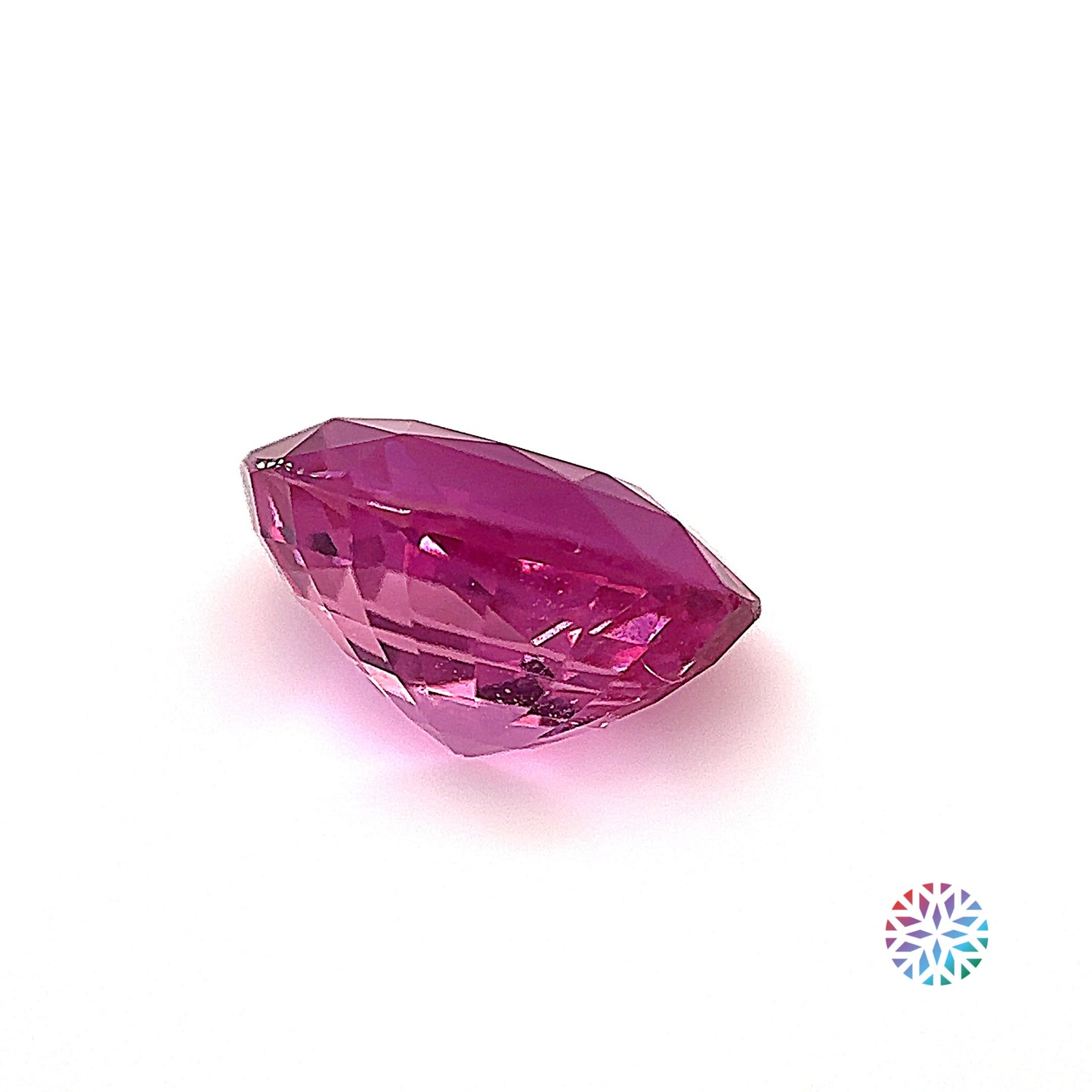 Pink Sapphire- Oval, 4.09ct, 10.4 x 8.1 x 5.9mm, (C)