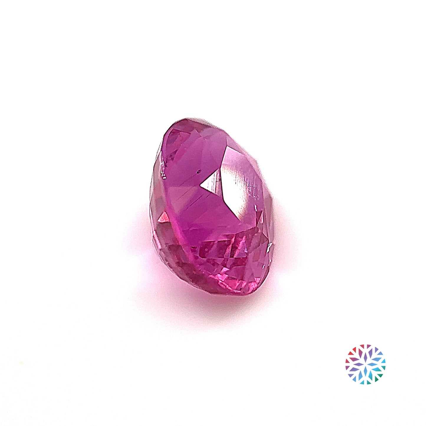 Pink Sapphire- Oval, 4.09ct, 10.4 x 8.1 x 5.9mm, (C)