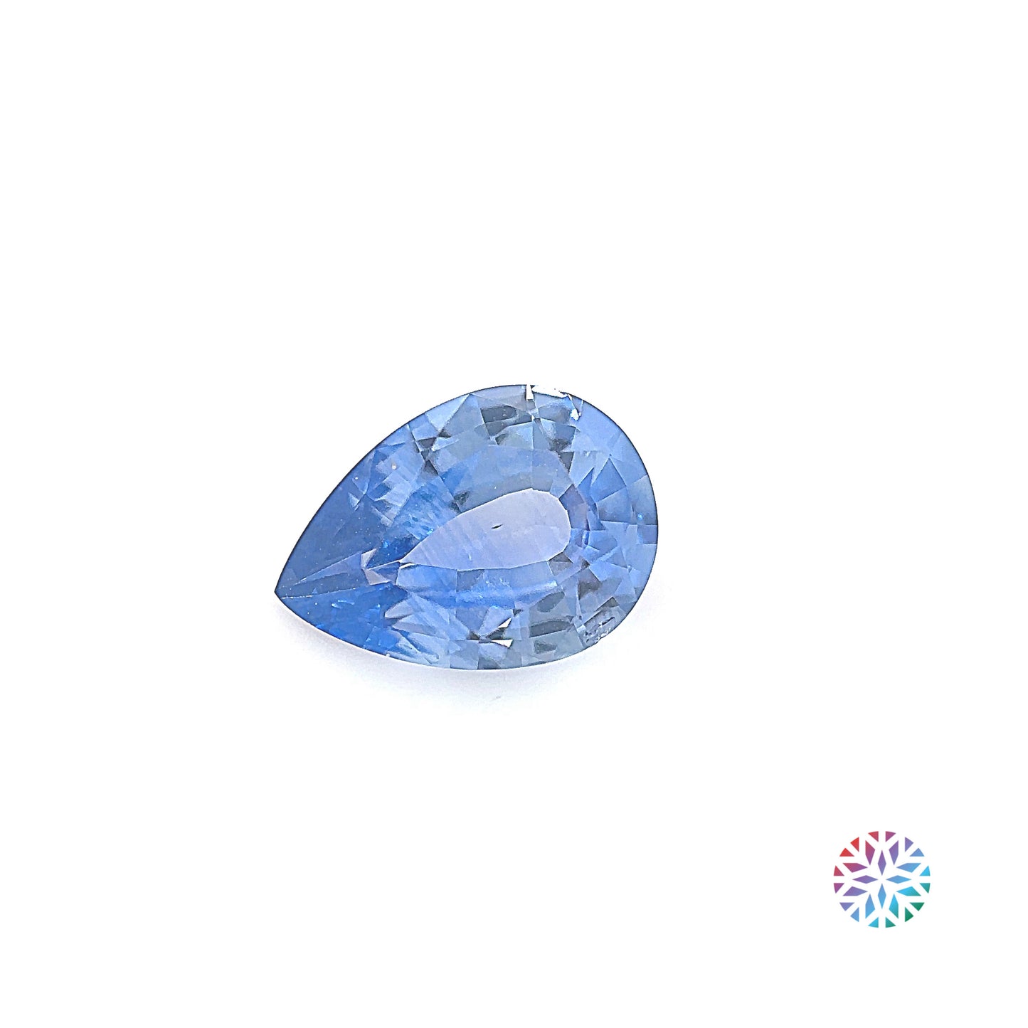 Blue Sapphire- Pear, 0.86ct, 7.6 x 5.5 x 2.8mm