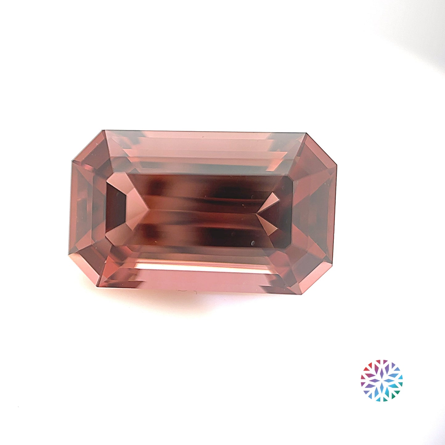 Peach Tourmaline- Emerald, 8.32ct, 15.6 x 9.5 x 7.3mm