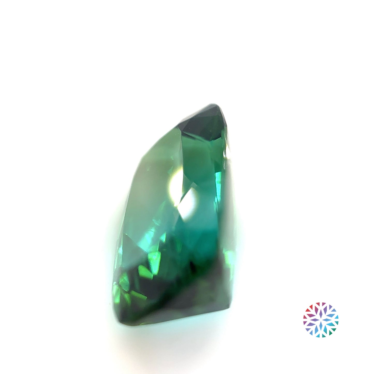 B/C Tourmaline- Cushion, 8.5ct, 15.5 x 10.3 x 7.3mm