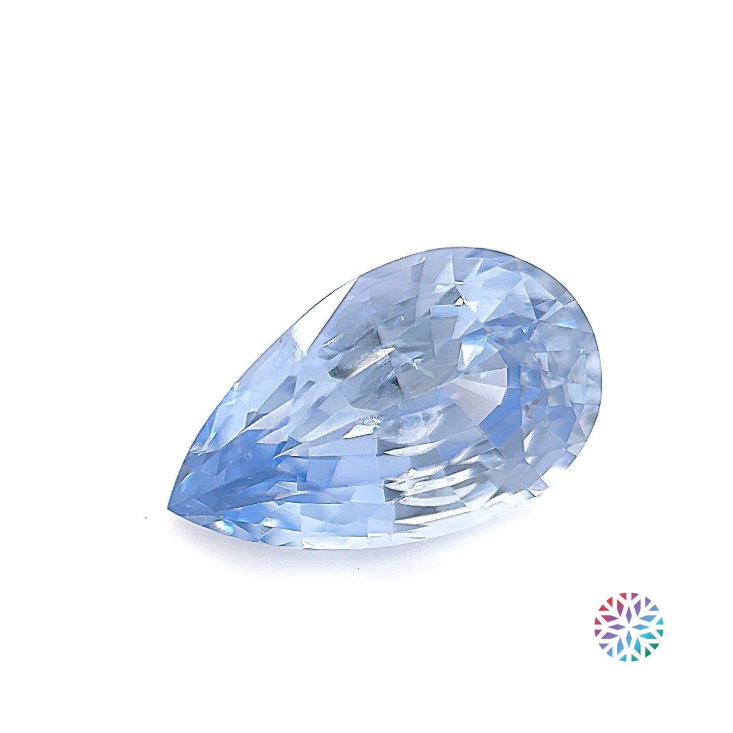 Blue Sapphire- Pear, 3.54ct, 11.9 x 7.2 x 5.5mm