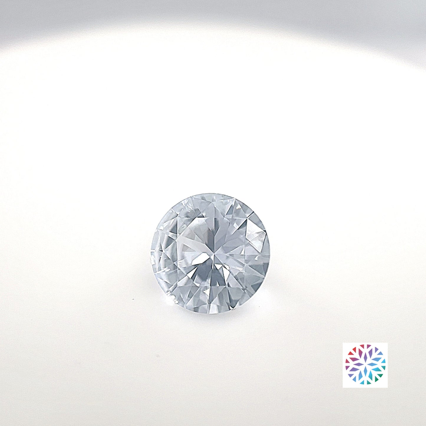 White Sapphire- Round, 1.84ct, 8.1 x 8.1 x 4.2mm