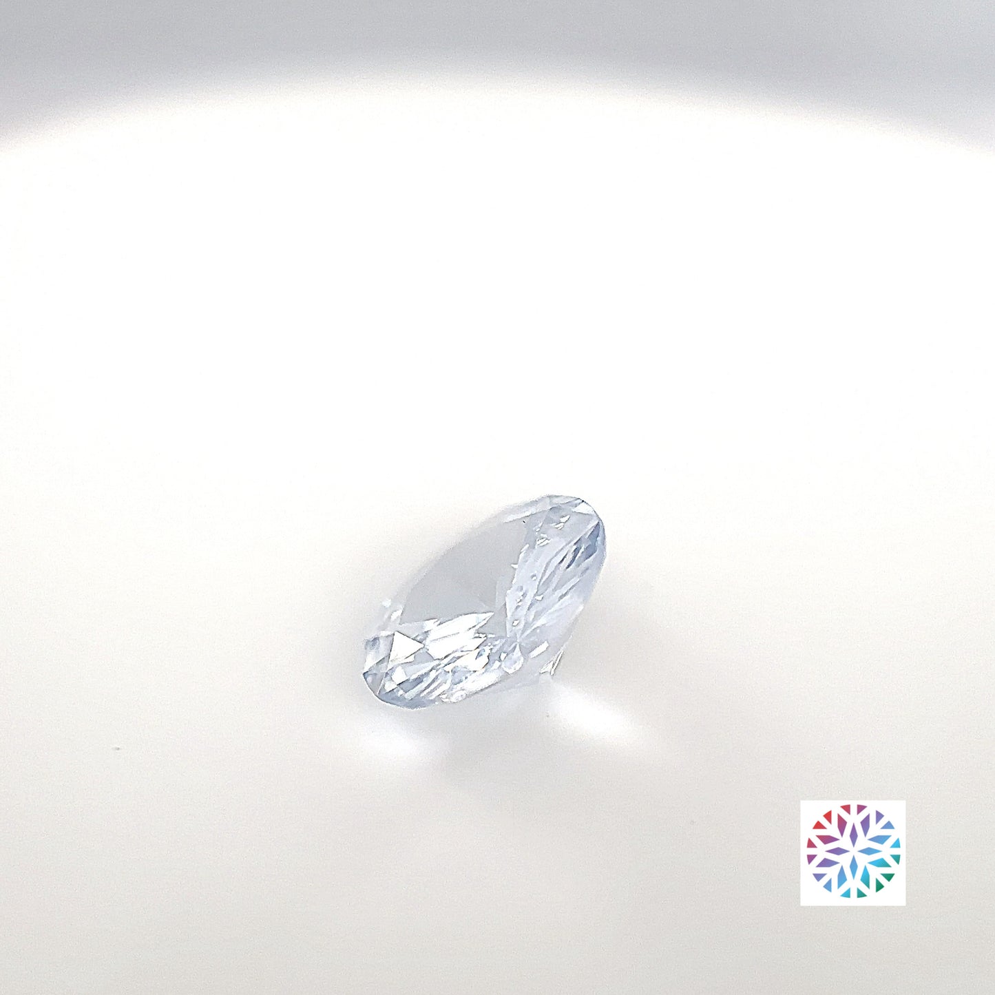 White Sapphire- Round, 1.84ct, 8.1 x 8.1 x 4.2mm