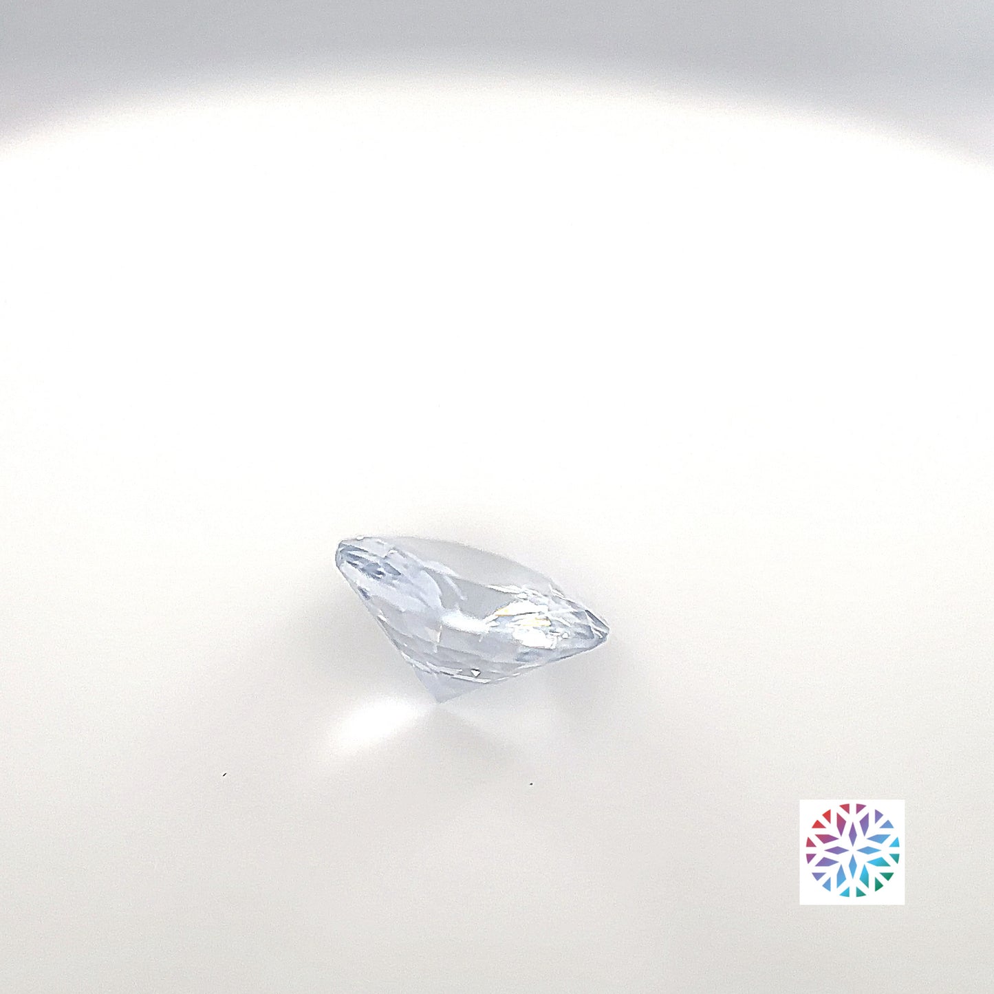 White Sapphire- Round, 1.84ct, 8.1 x 8.1 x 4.2mm