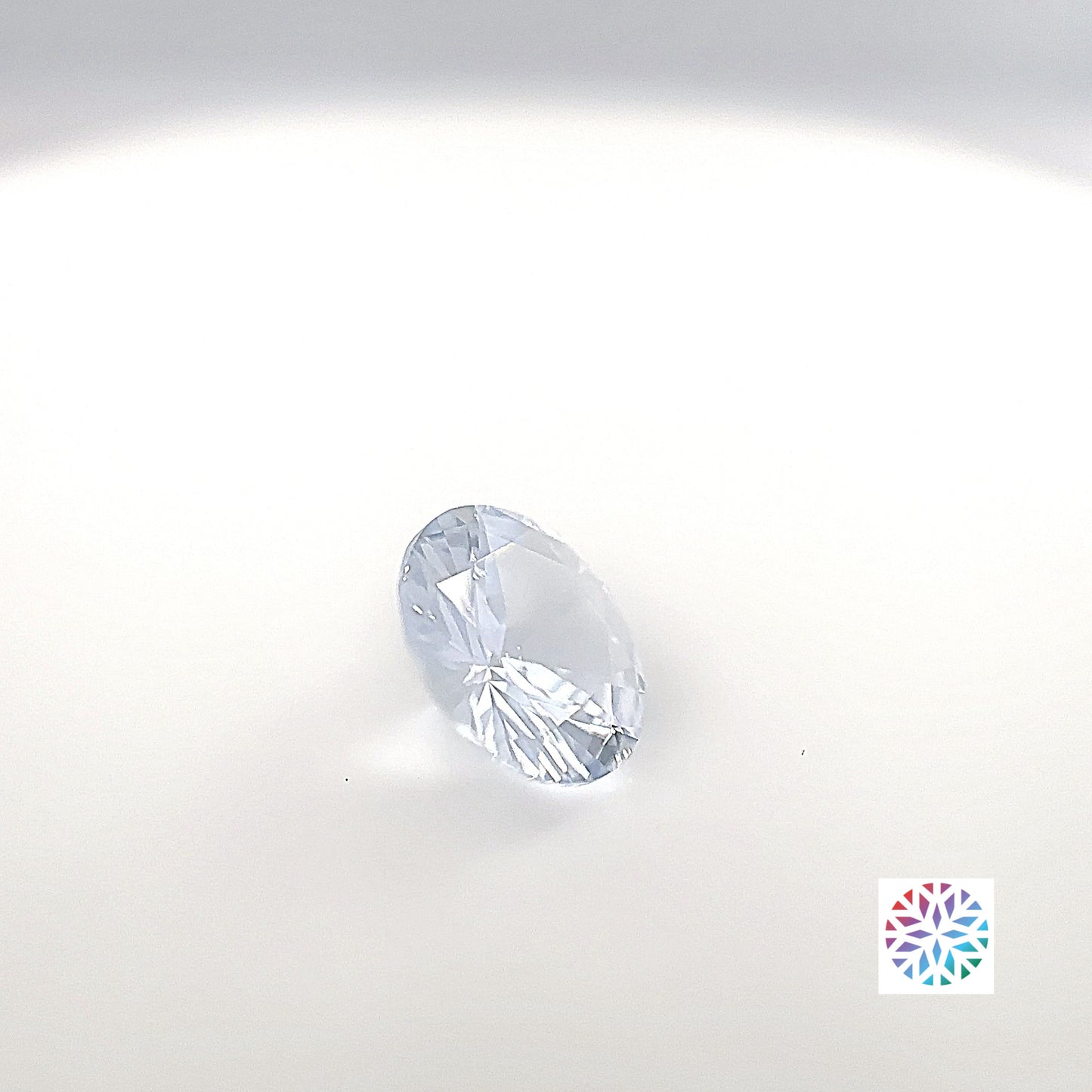 White Sapphire- Round, 1.84ct, 8.1 x 8.1 x 4.2mm