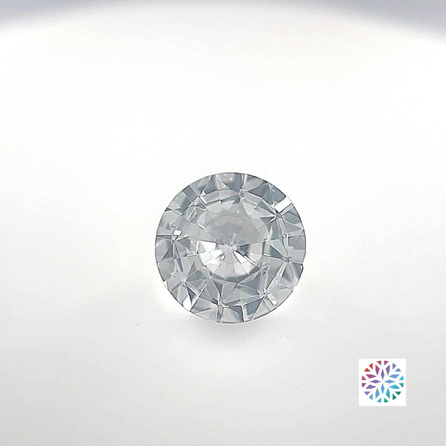 White Sapphire- Round, 2.37ct, 8.6 x 8.6 x 4.7mm