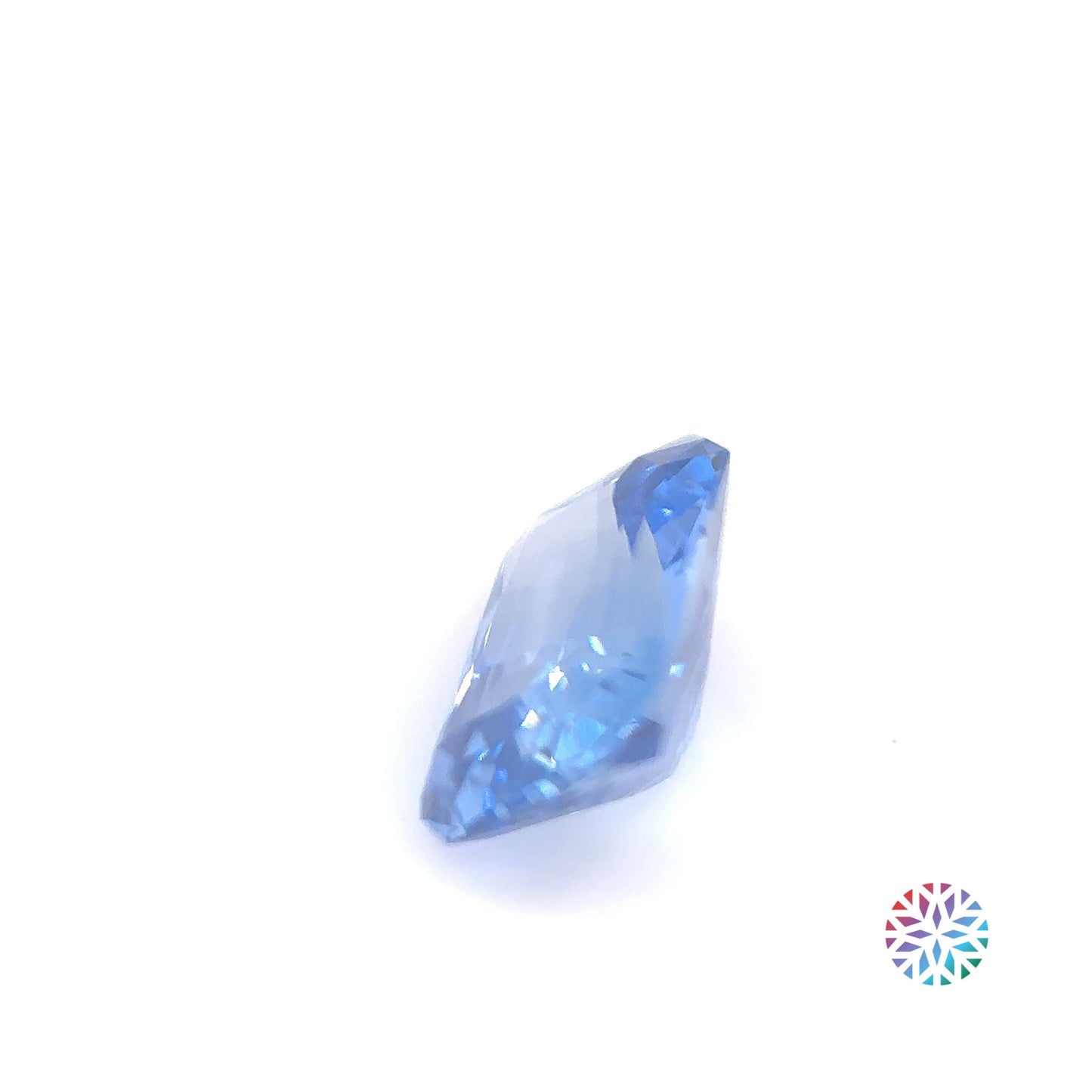 Blue Sapphire- Radiant, 1.39ct, 7.6 x 5.5 x 3.7mm