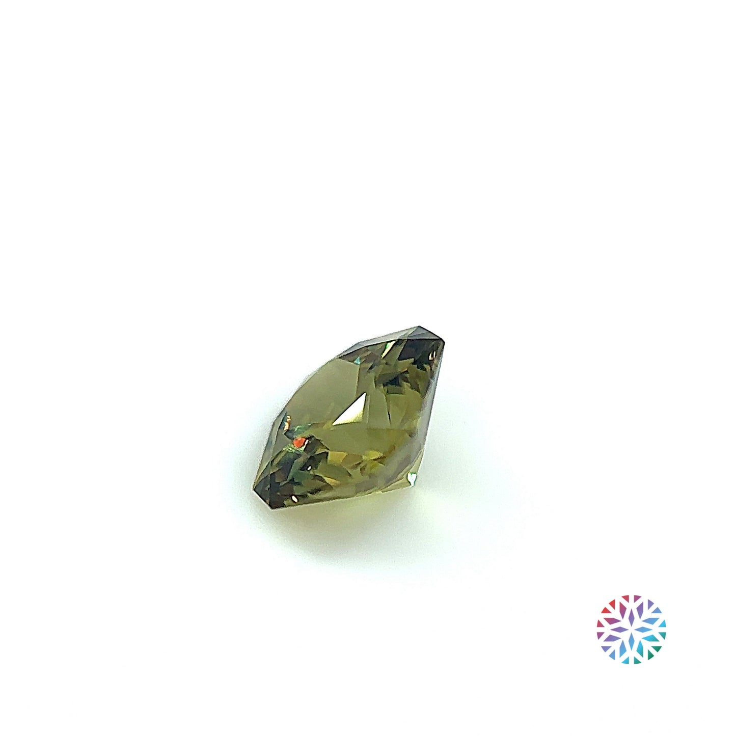 Demantoid- Radiant, 1.01ct, 5.8 x 5.8 x 3.9mm