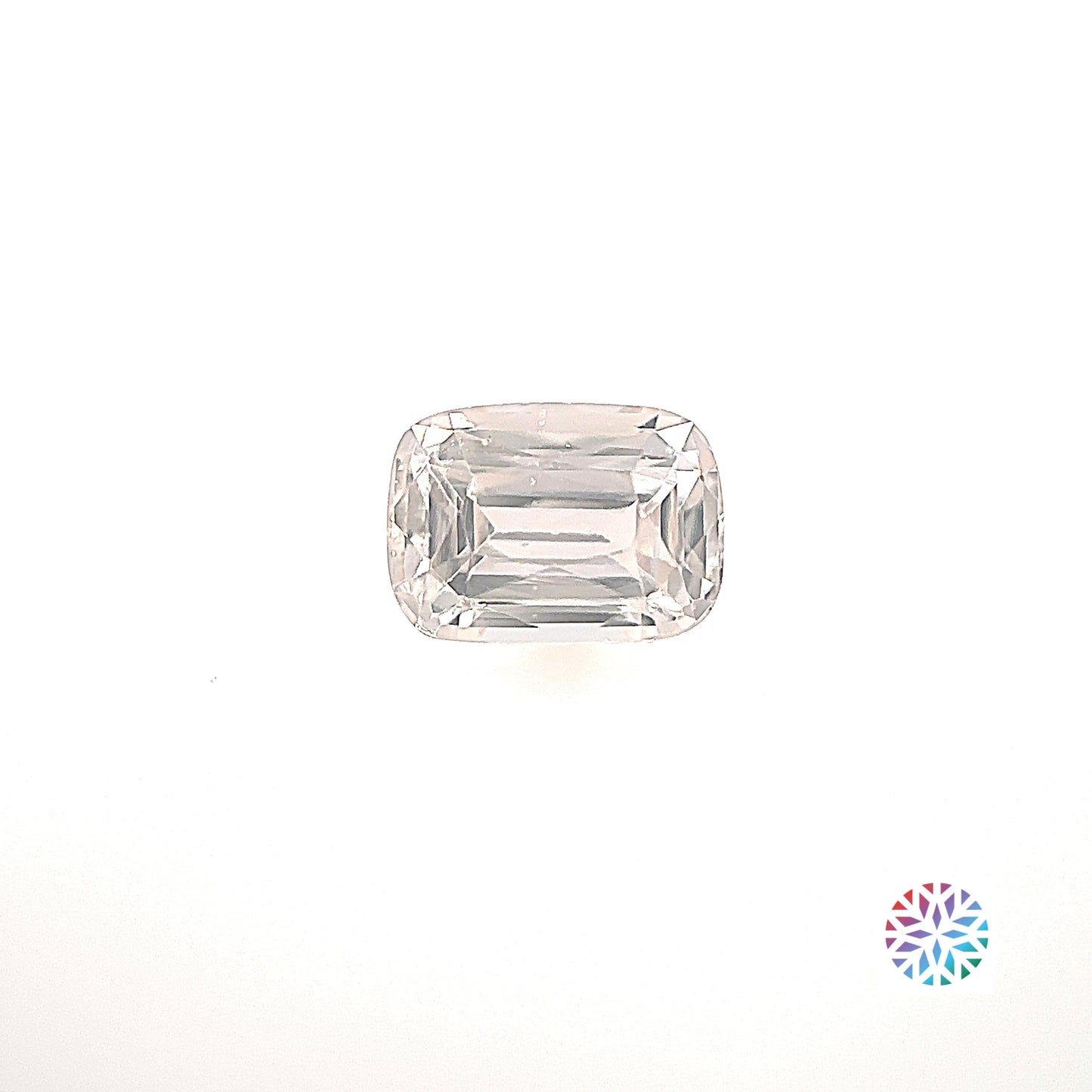 Peach Sapphire- Cushion, 1.7ct, 7.7 x 5.6 x 4.1mm, (N)