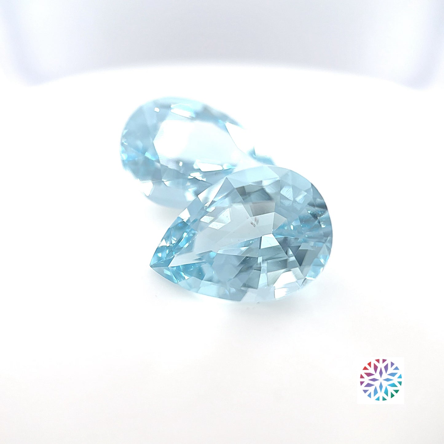 Aquamarine- Pear, 7.49ct, 13.4 x 9.3mm