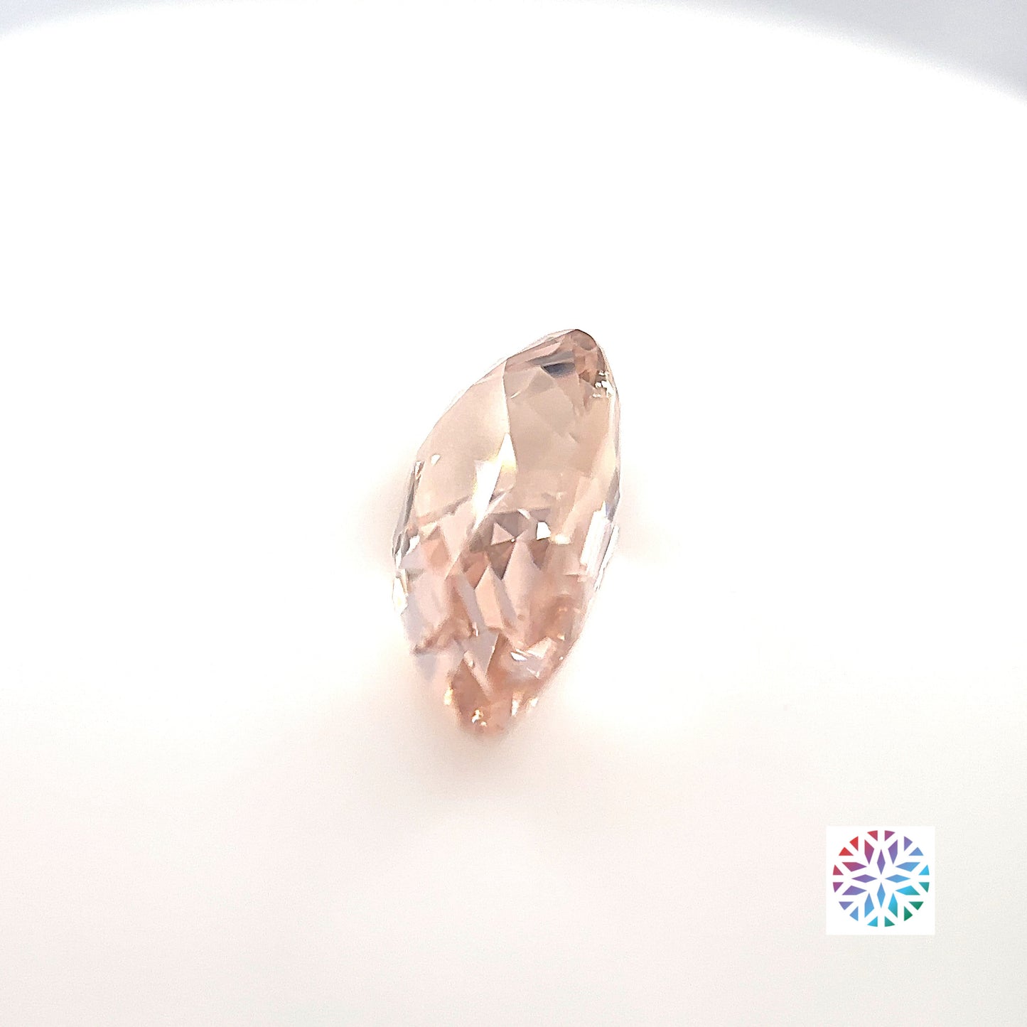 Peach Morganite- Pear, 3ct, 13.1 x 8.0 x 6.0mm