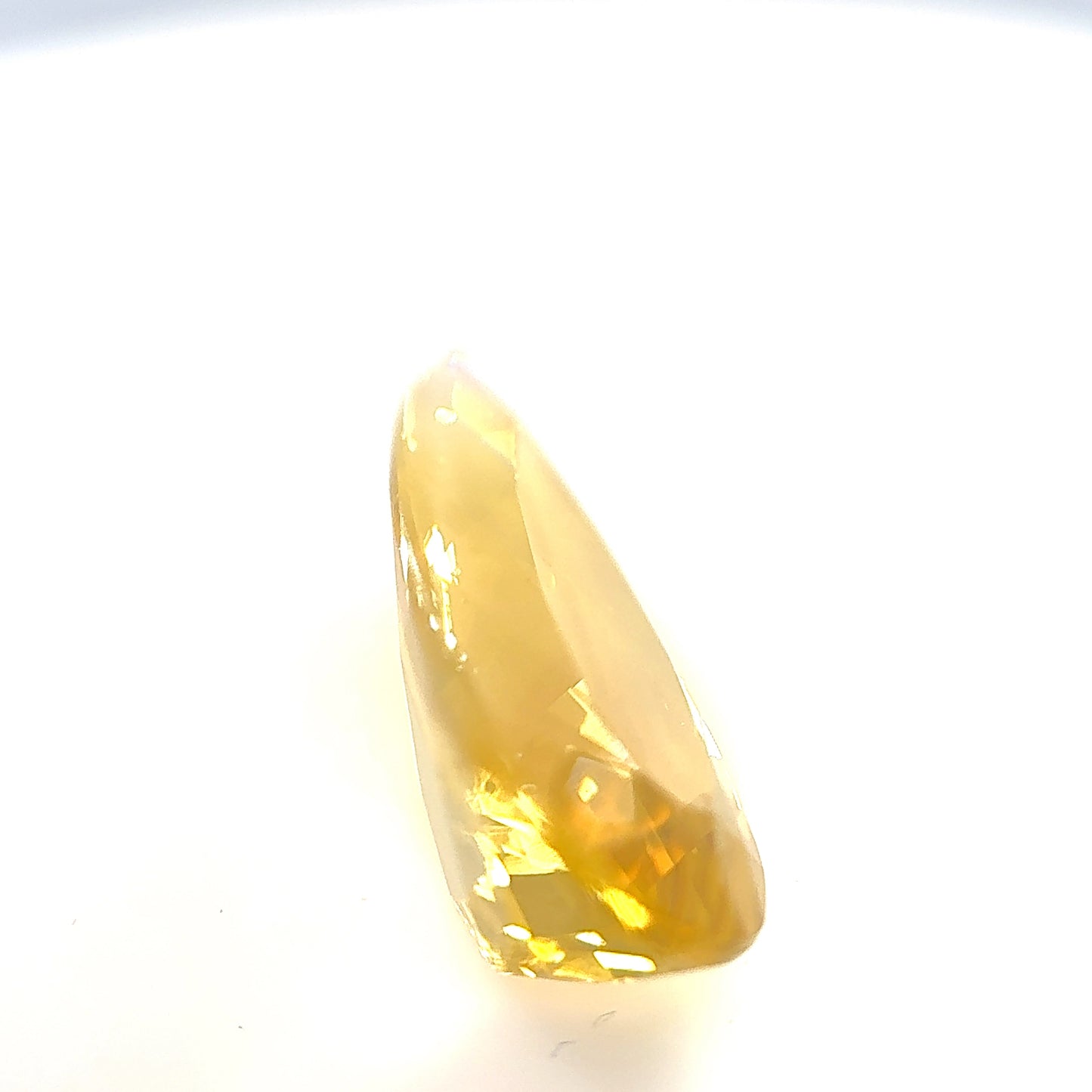 Golden Beryl- Pear, 4.4ct, 18.9 x 7.9 x 5.4mm