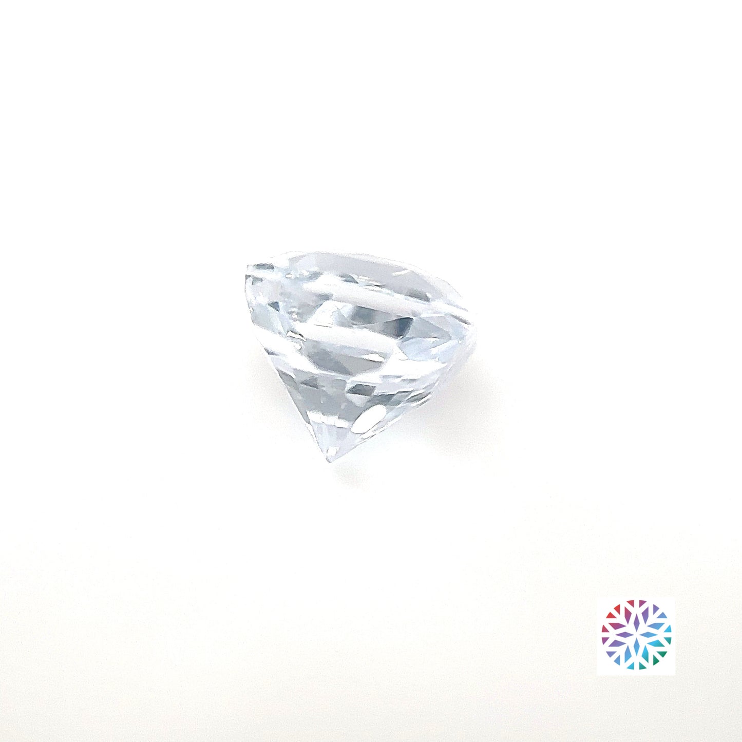 White Sapphire- Fancy, 3.04ct, 7.3 x 7.0 x 6.6mm