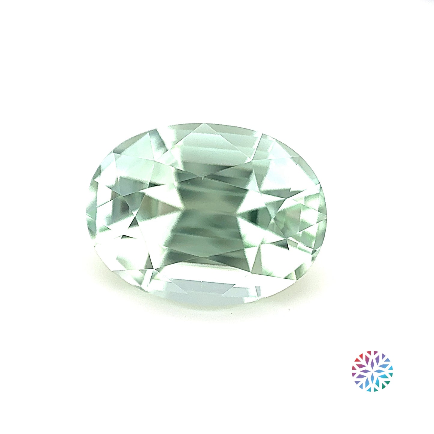 Mint Tourmaline- Oval, 6.04ct, 13.0 x 9.8 x 7.7mm