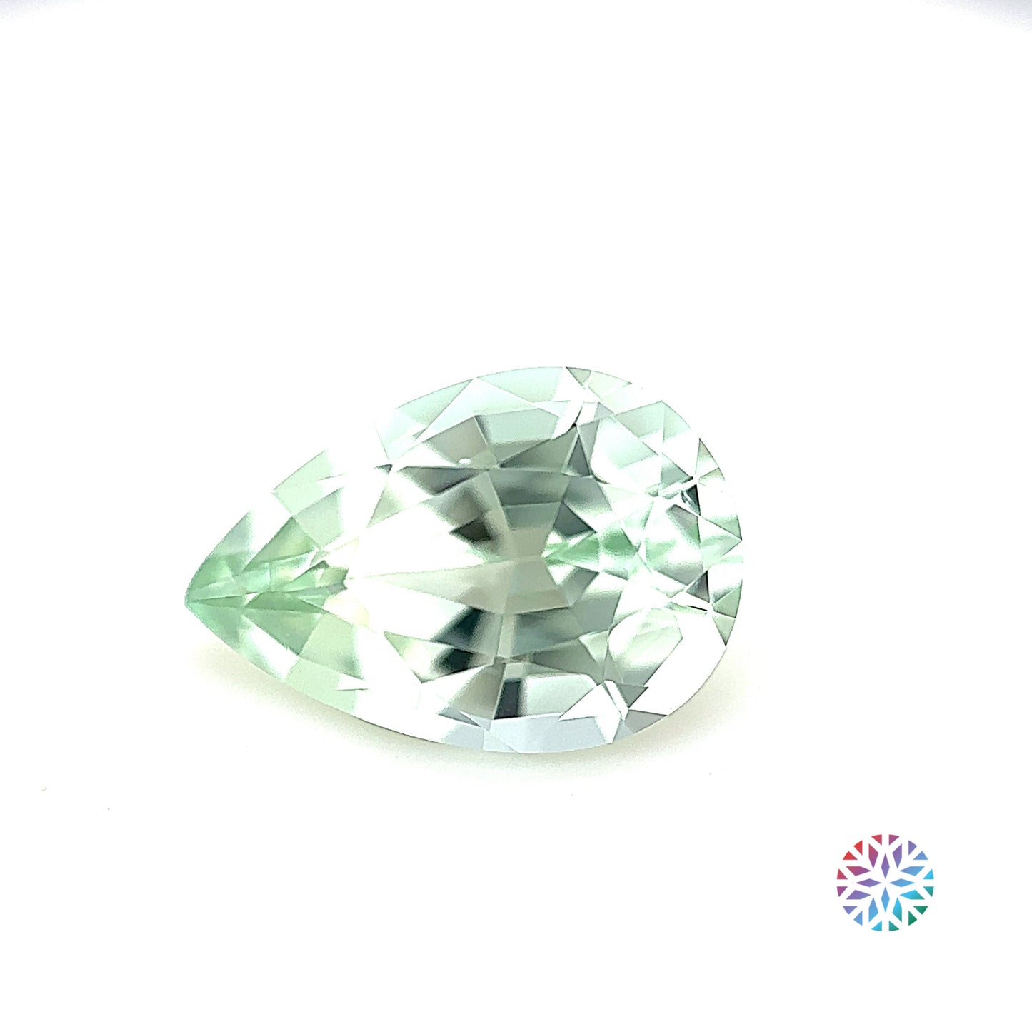 Mint Tourmaline- Pear, 3.53ct, 12.6 x 8.6 x 6.0mm