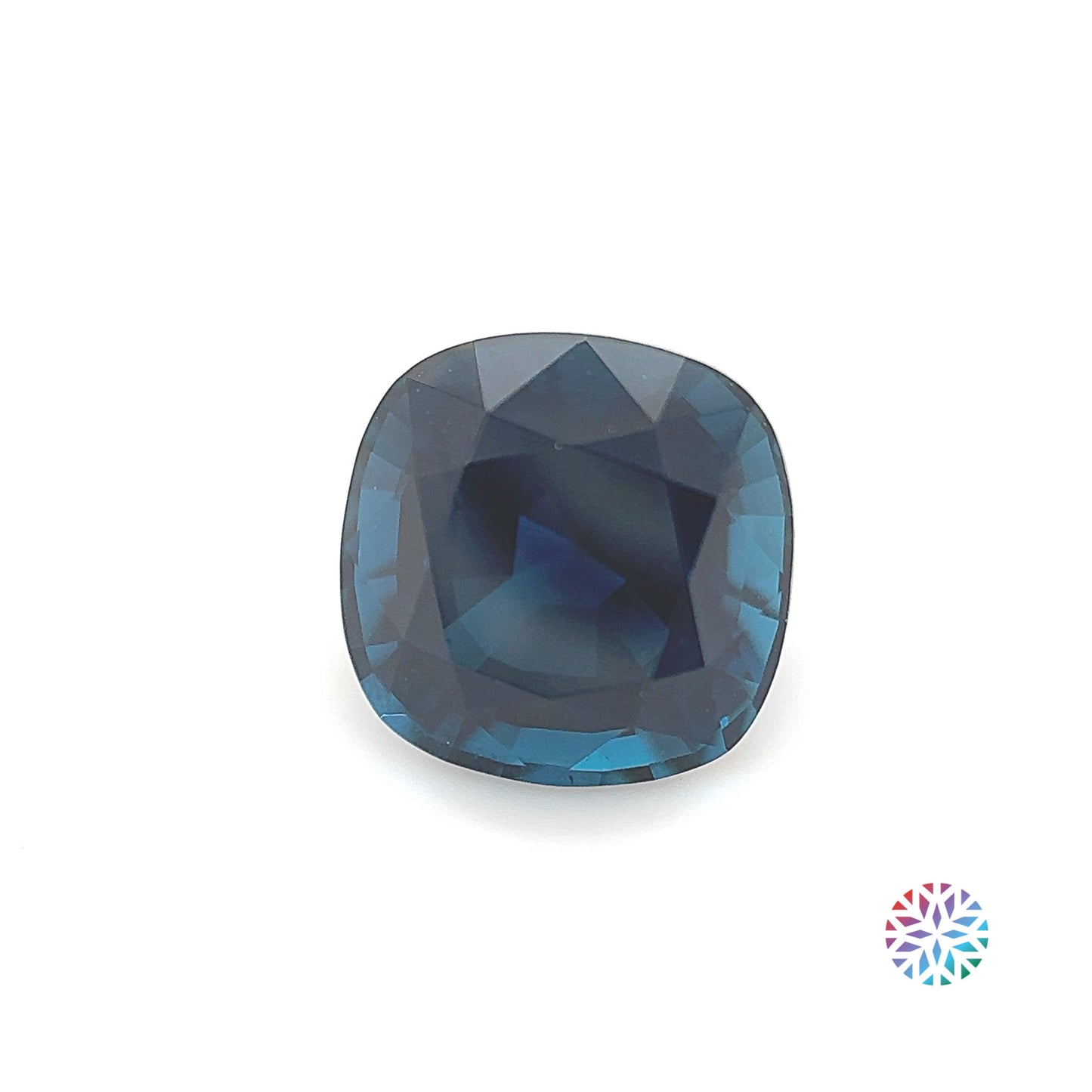 Indicolite- Cushion, 3.29ct, 8.7 x 8.7 x 6.5mm