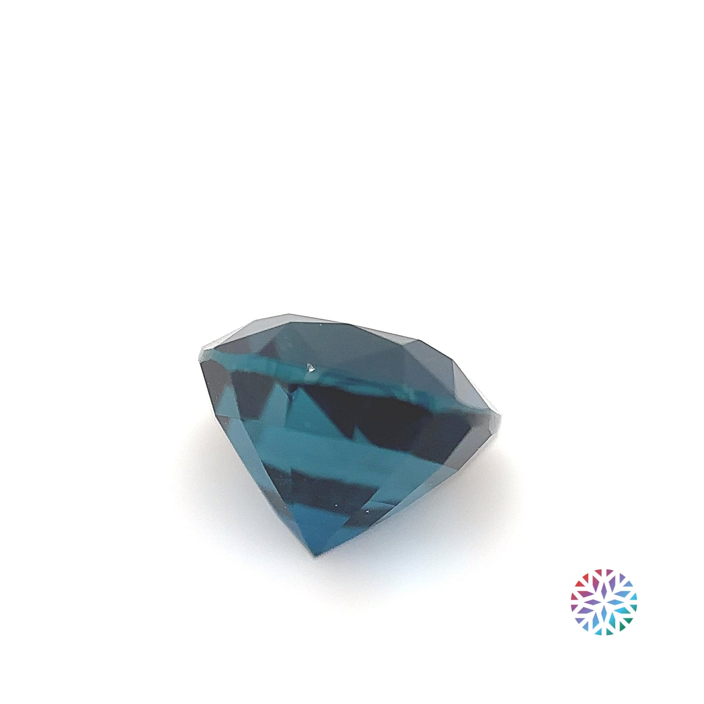 Indicolite- Cushion, 3.29ct, 8.7 x 8.7 x 6.5mm