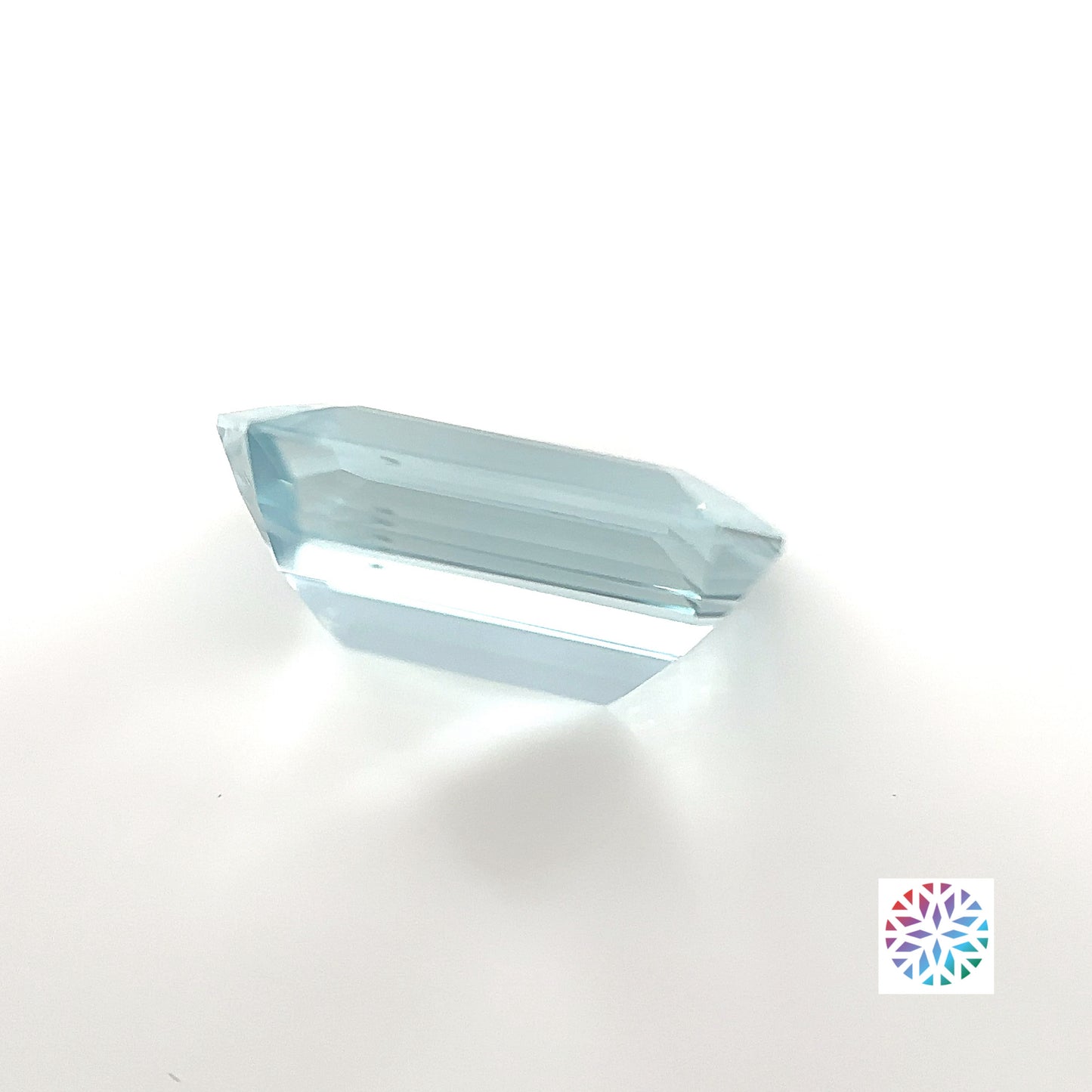 Aquamarine- Emerald, 3.7ct, 11.9 x 8.5 x 5.4mm