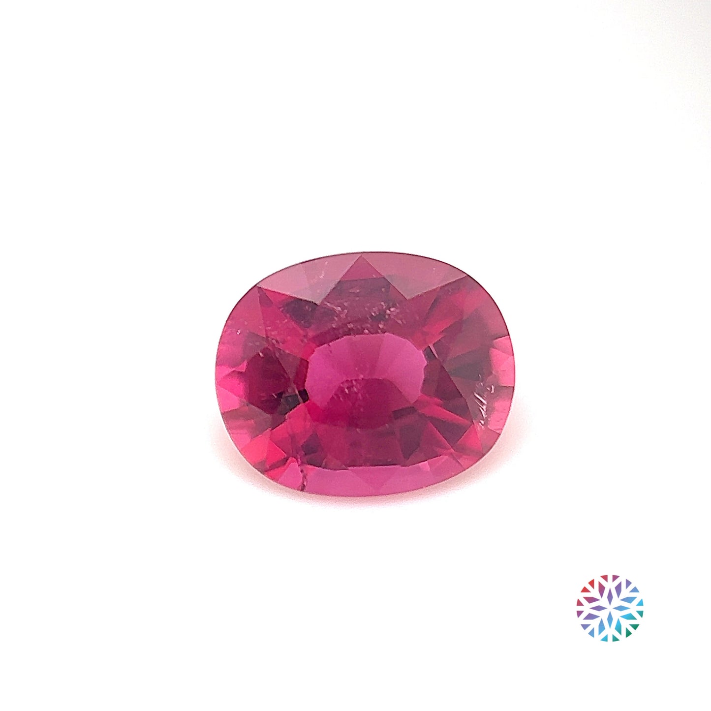 Rubellite- Cushion, 1.5ct, 8.2 x 6.7 x 4.4mm