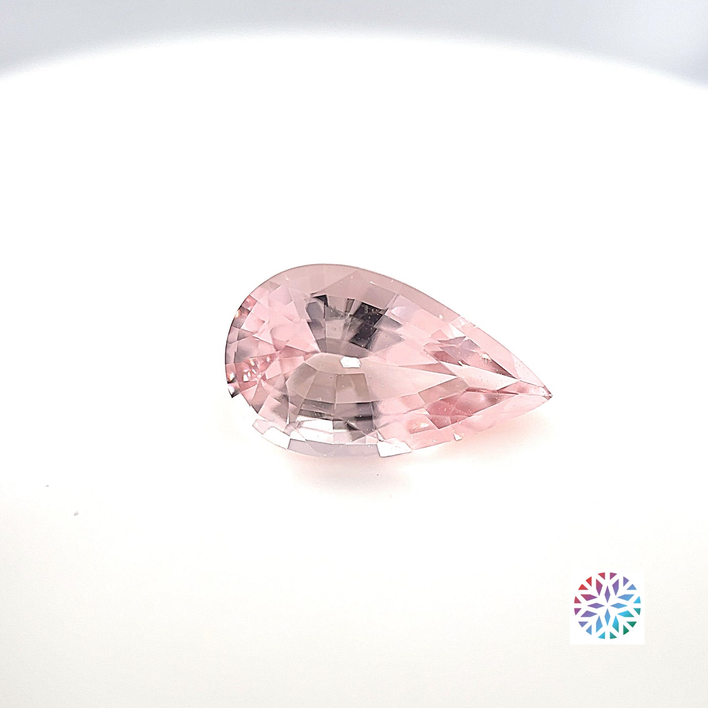 Pink Morganite- Pear, 2.68ct, 13.0 x 7.7 x 5.6mm