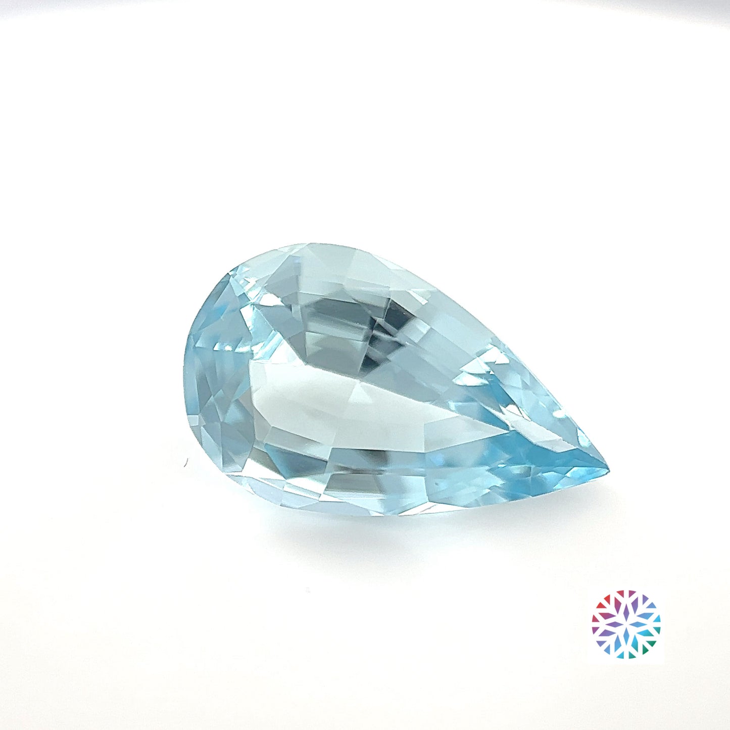 Aquamarine- Pear, 3.18ct, 14.0 x 8.6 x 5.7mm