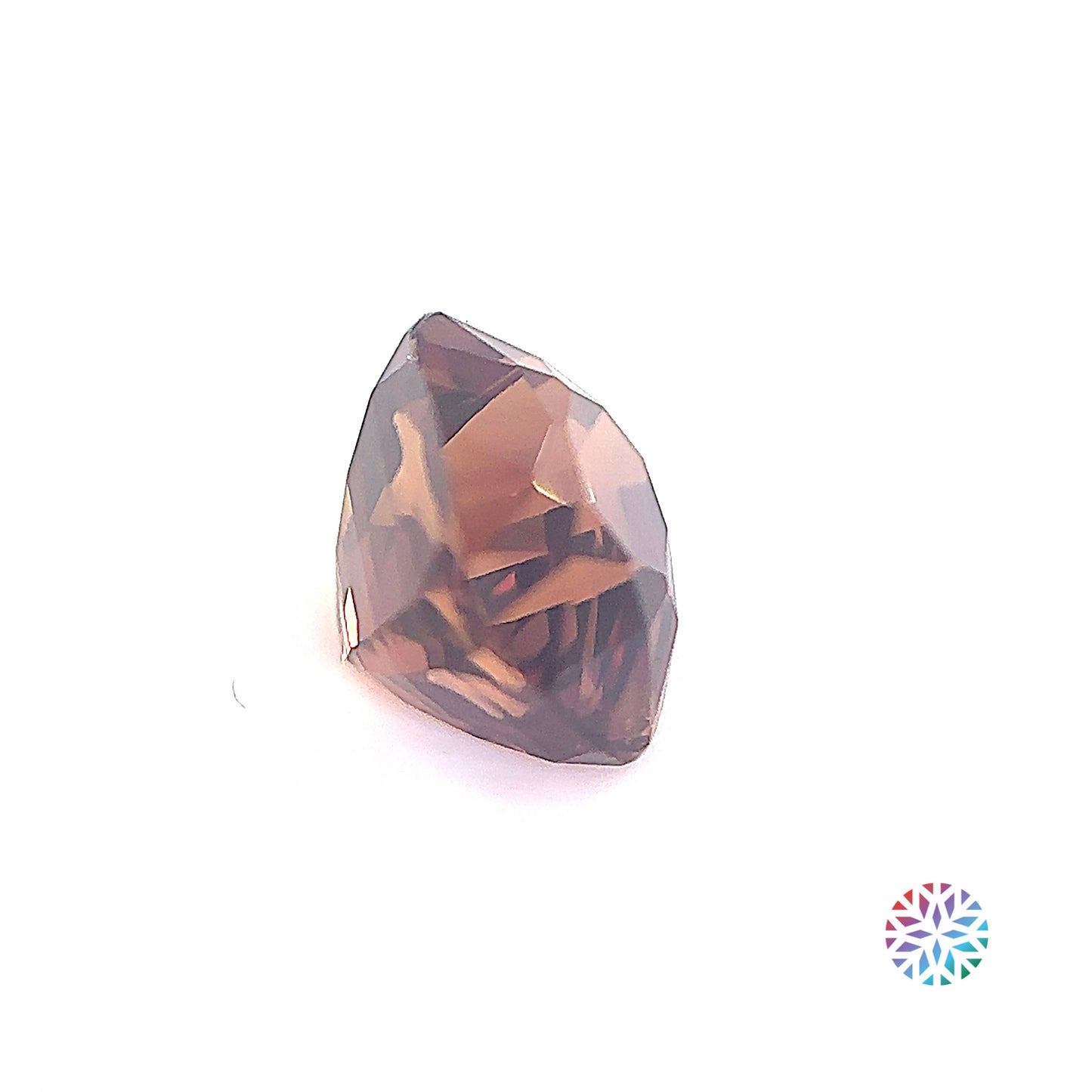 Peach Sapphire- Cushion, 3.7ct, 8.8 x 7.4 x 6.5mm