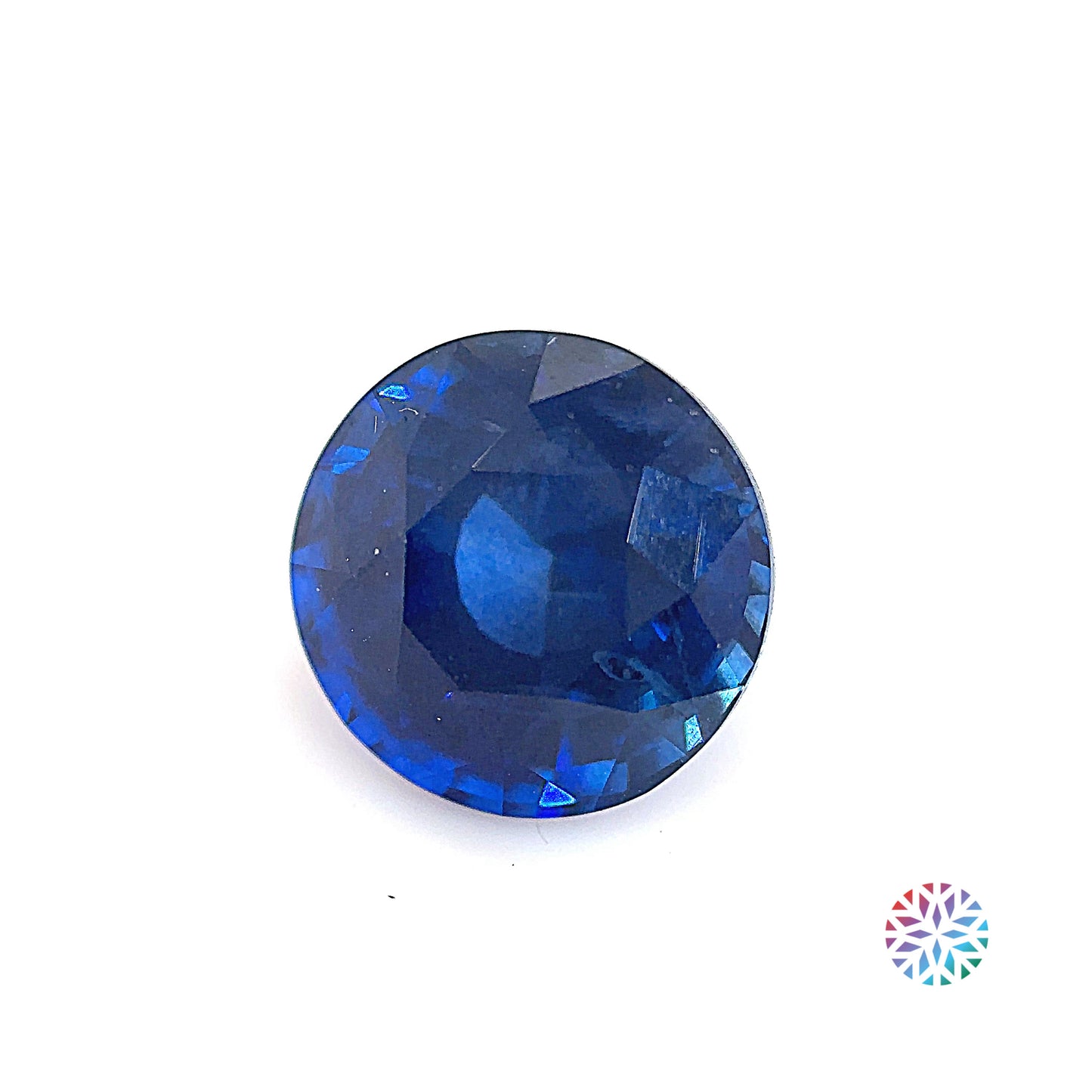 Blue Sapphire- Round, 3.47ct, 8.5 x 8.5 x 6.0mm