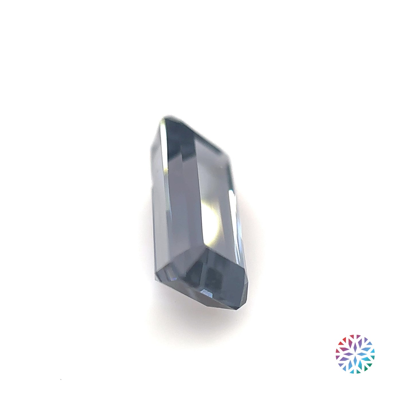 Grey Spinel- Emerald, 4.08ct, 12.2 x 6.5 x 5.8mm