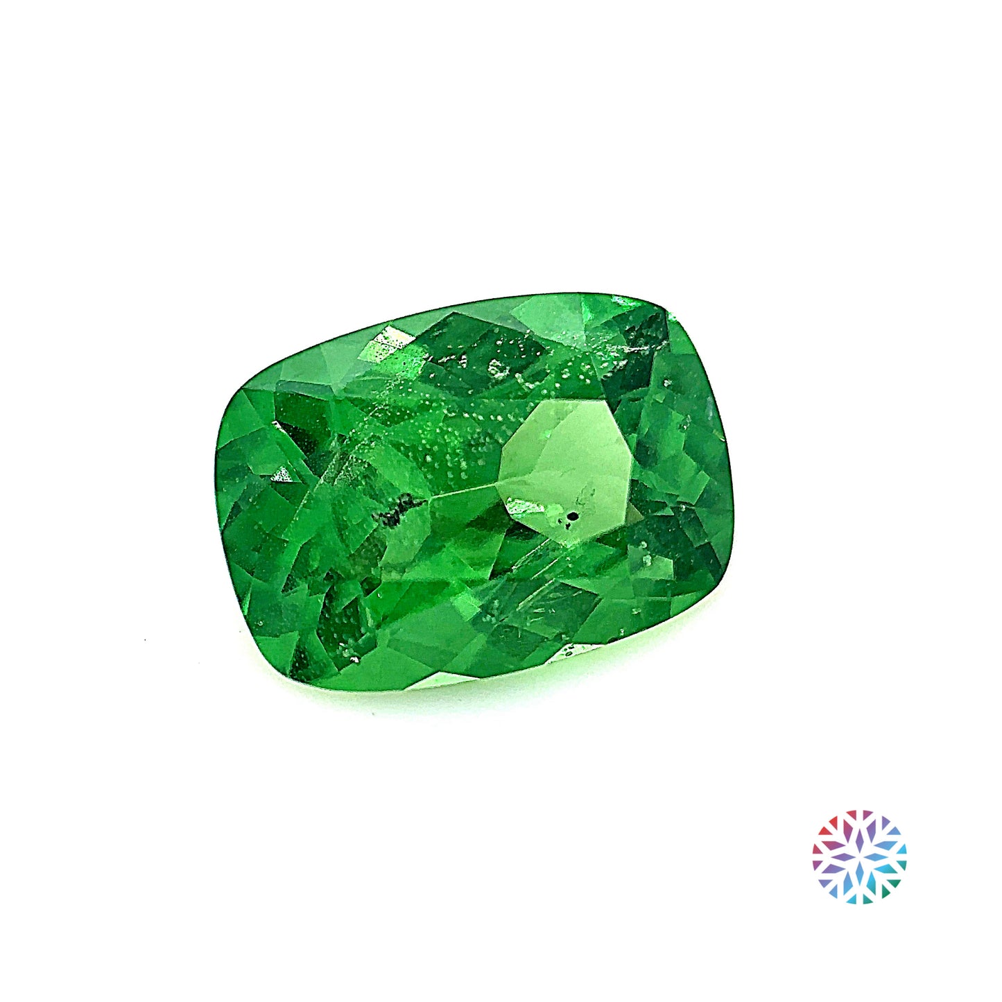 Tsavorite- Cushion, 2.47ct, 9.8 x 7.1 x 4.5mm