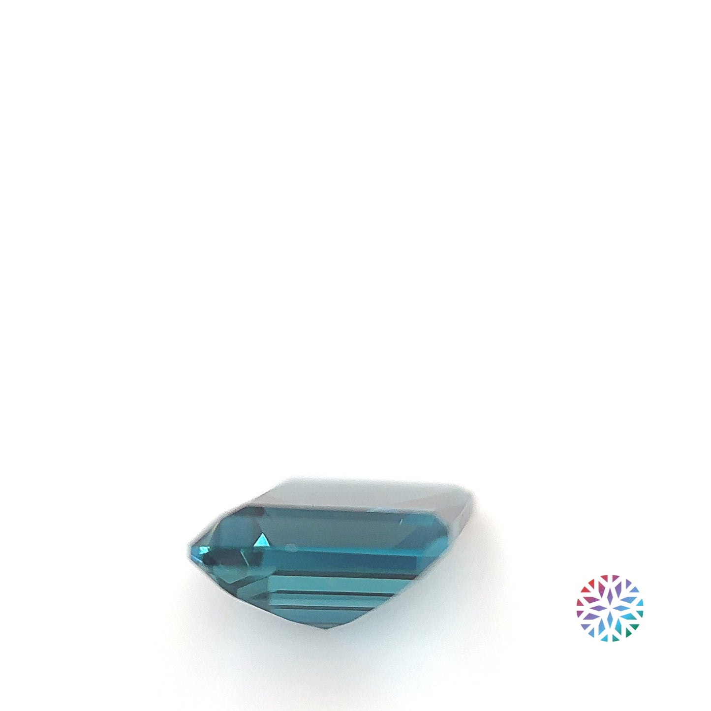 Indicolite- Fancy, 0.96ct, 8.5 x 7.0 x 3.2mm, (H)