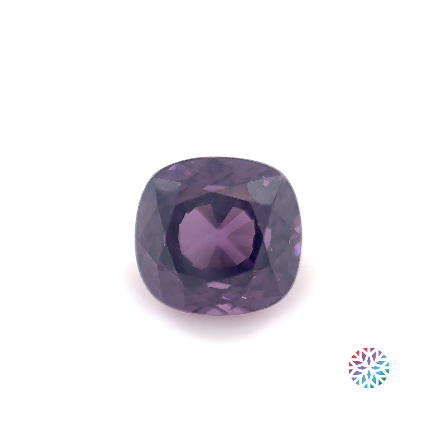 Purple Spinel- Cushion, 3.3ct, 7.9 x 7.5 x 6.3mm