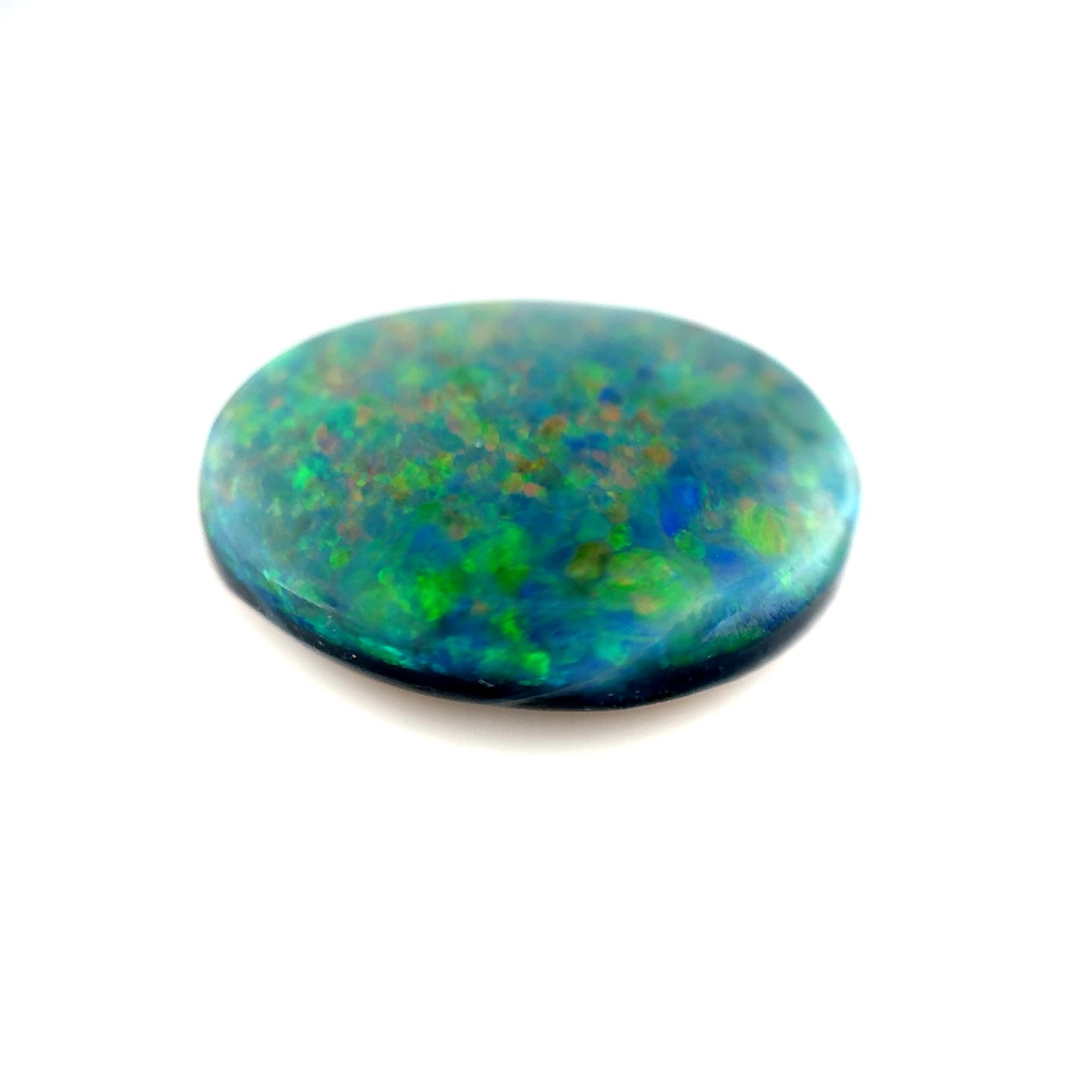 Black Opal - Oval, 5.24ct, 15.7 x 10.5 x 4.5mm