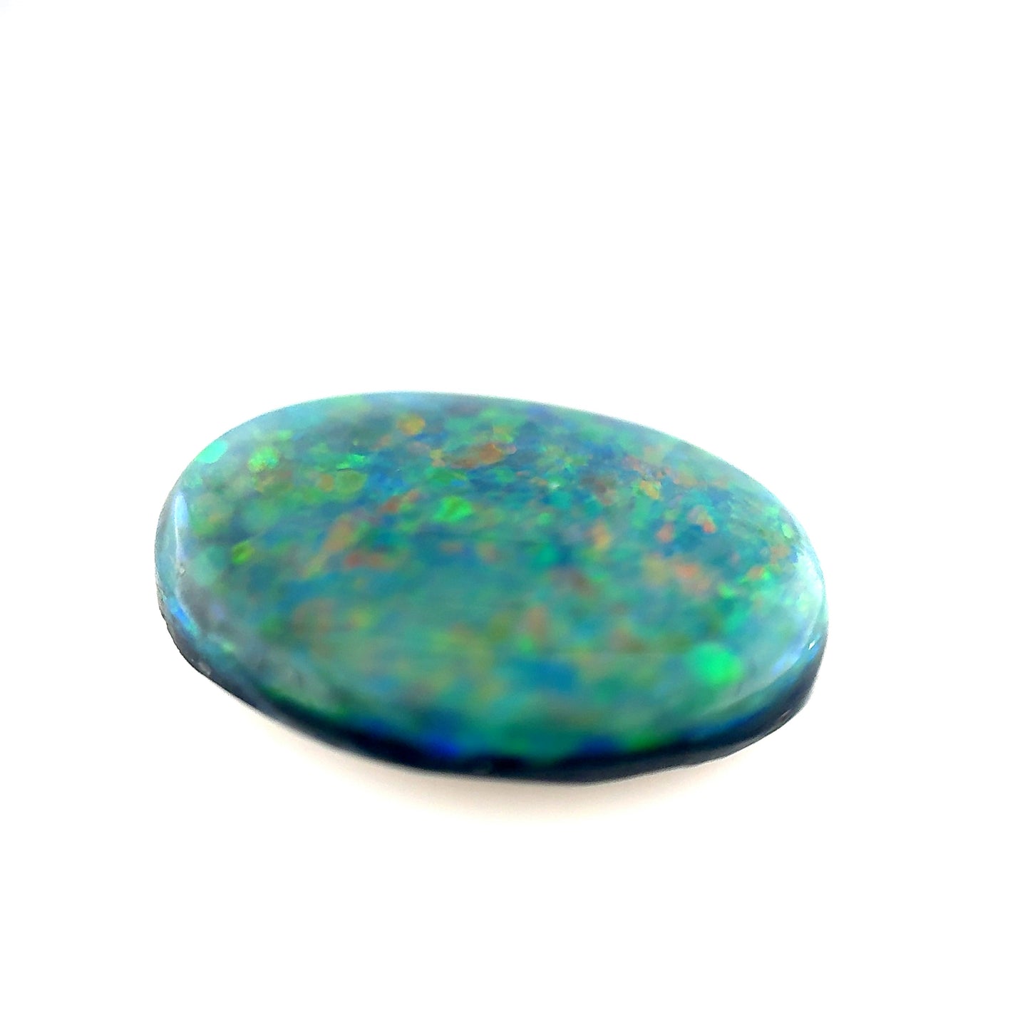 Black Opal - Oval, 5.24ct, 15.7 x 10.5 x 4.5mm