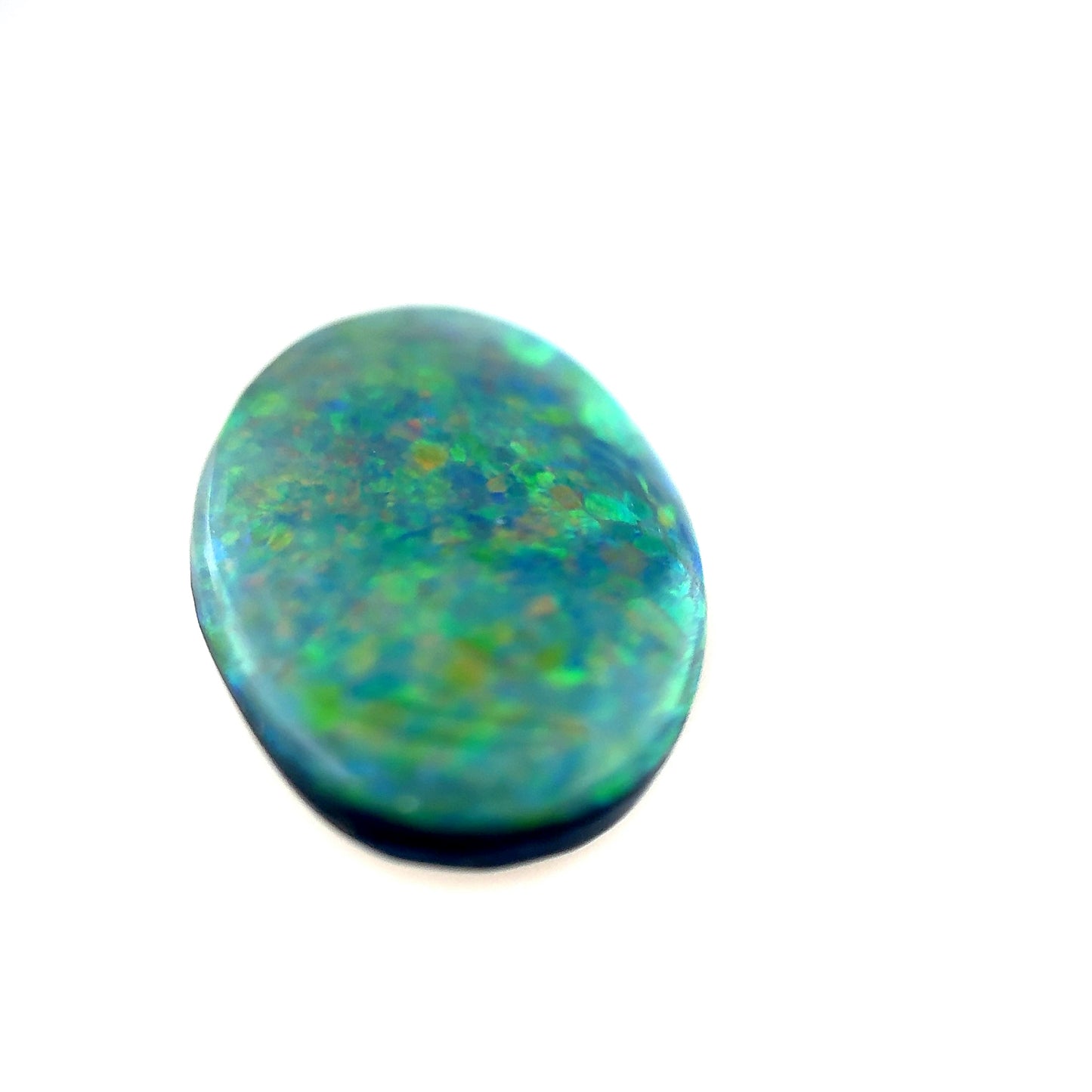 Black Opal - Oval, 5.24ct, 15.7 x 10.5 x 4.5mm