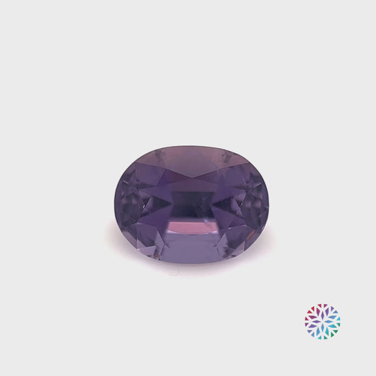 Lavender Spinel- Oval, 2.96ct, 9.4 x 7.2 x 5.9mm