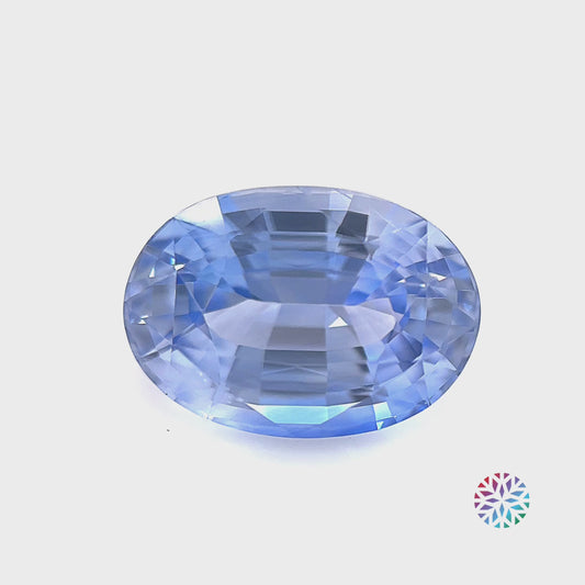 Blue Sapphire- Oval, 4.32ct, 10.8 x 7.7 x 5.8mm